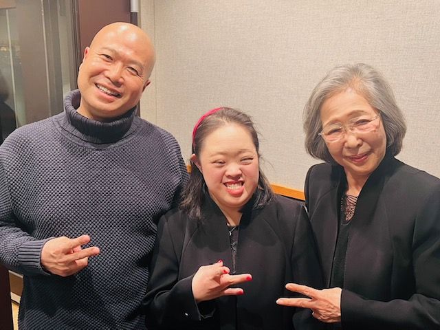 書家の金澤翔子さんと金澤泰子さんにお越しいただきました！