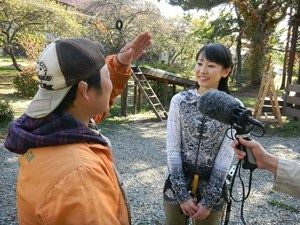 草津フォレストステージで、森の空中トレッキング