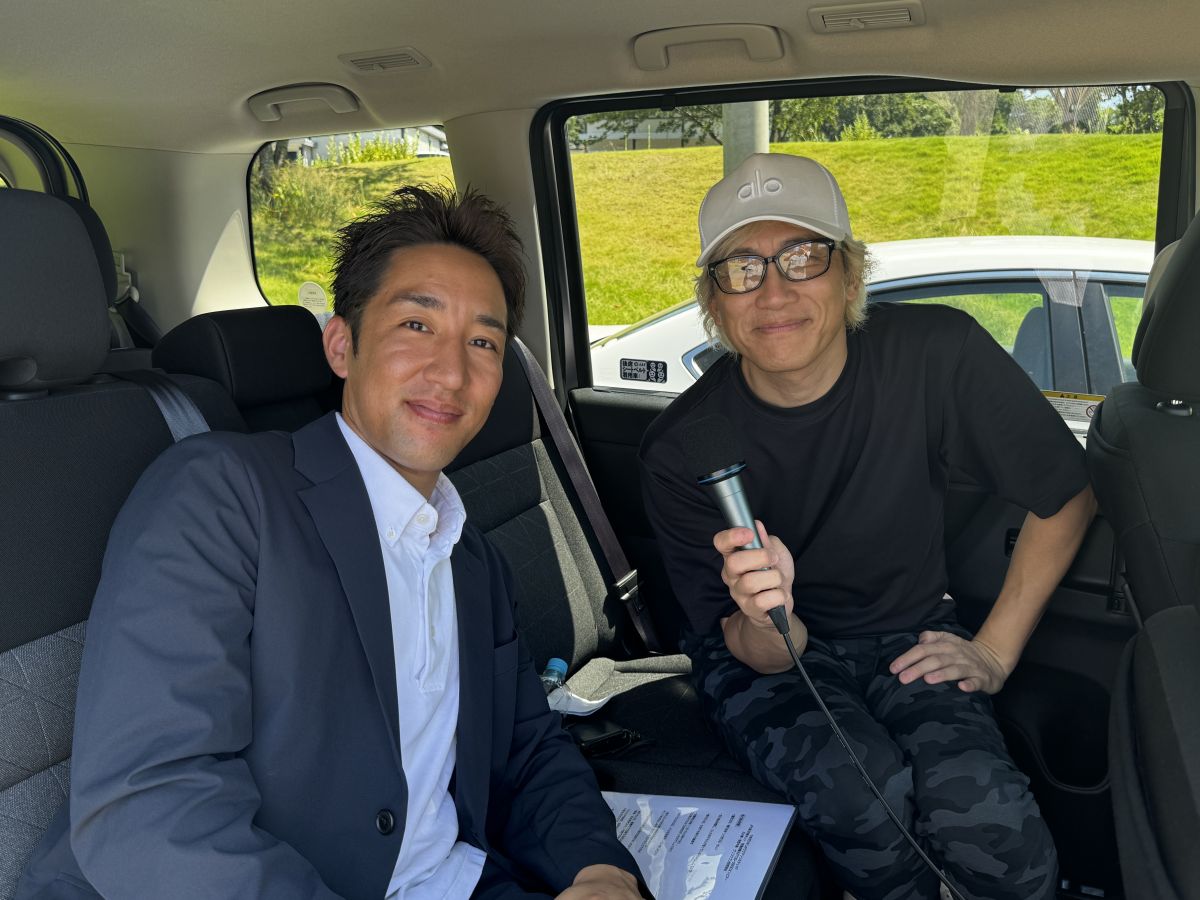 輪島の朝市など、橋爪さんと一緒に見て、当時の状況などお話を伺いました