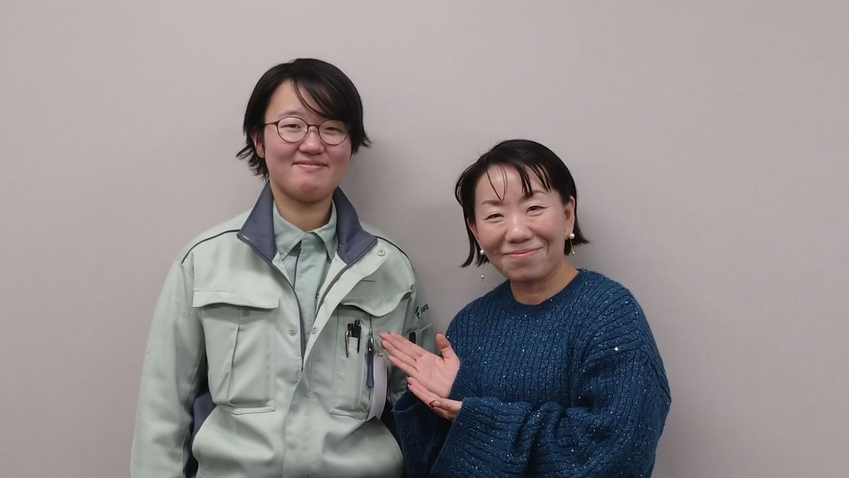 ２月２日放送　株式会社福田組　小林茉柚子さん