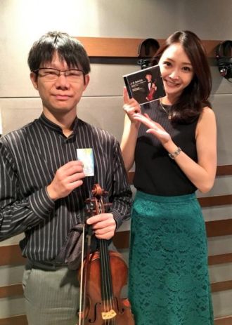 ヴァイオリニストの川畠成道さんをお迎えしました！