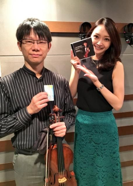 ヴァイオリニストの川畠成道さんをお迎えしました！