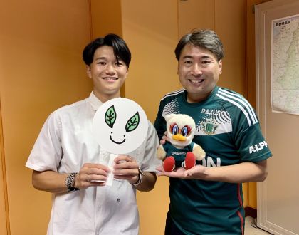 中村仁郎 選手がスタジオ生出演！