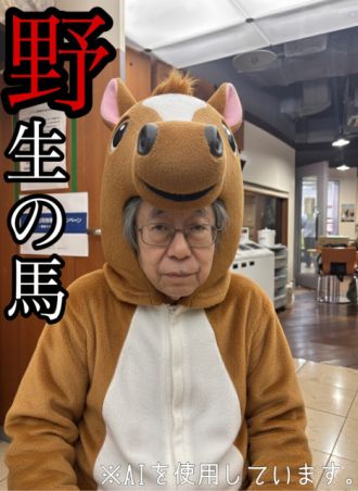 野生の馬