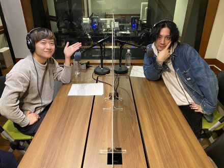 田本清嵐と渡部秀 かなりのシリアスモードで語り合う仕事論とは・・・でもなぜだか手にはロング缶？？？