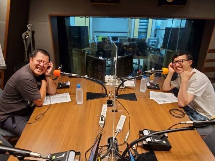 とにかく明るい安村さんとおいでやすこが・こがけんさんの話を盗み聞き・・・仕事の話やお土産の話と「LIVE STAND」をちょっと告知！