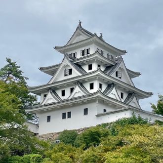 天守閣再建90周年、日本最古の木造再建城・郡上八幡城 【CITROEN BERLINGO LONG】（岐阜県郡上市八幡町・郡上八幡城）