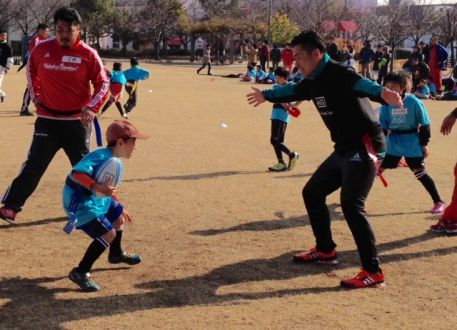 タグラグビー教室へ行ってきました！