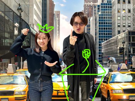 お昼はハンバーガー?