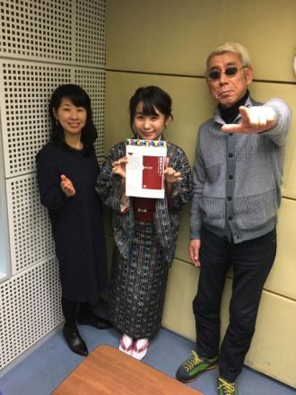 歴史タレントで作家のの堀口茉純さん、いらっしゃ～い！