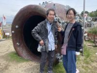 Vol.114 男木島 島のおとうさんたちを表現したアート作品「タコツボル」