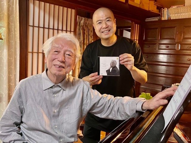 ２週にわたってピアニストの舘野泉さんにお越しいただきました。