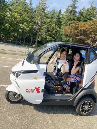 8/23(土) サタナビ in 弥彦村 アフタートーク 佐藤愛&amp;本間紗理奈