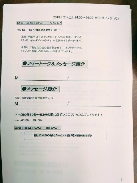 ★ミドダバ特集★ダイノジの原稿初公開!!プレゼントもあります!!