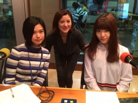 今日のゲストは、GIRLFRIENDのボーカルのSAKIKAさん、 ギターのNAGISAさん♪