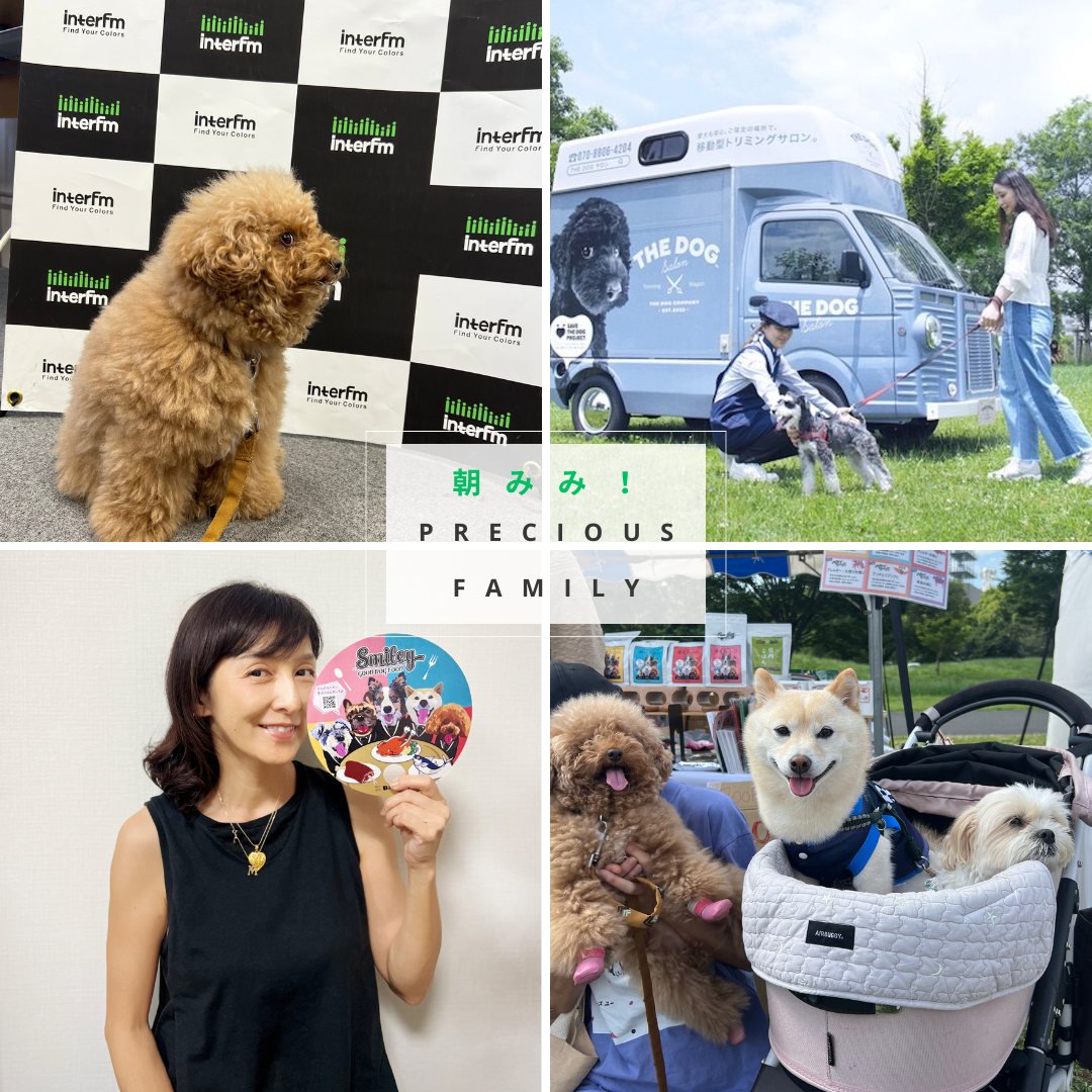 夏の朝みみ！新ファミリー【Biペットランド】スマイリー／THE DOG Salonセミナーリポ