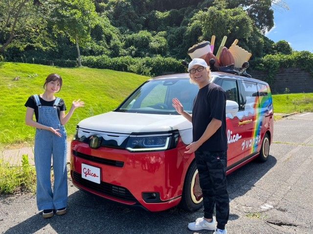 グリコワゴンと一緒に、石川県輪島市でたくさんの笑顔をお届けしました。