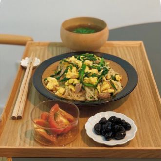 そうめんチャンプル、トマトサラダ、もずくスープ（2021年10月15日（金）放送）