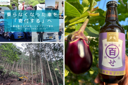 免許返納を前向きにする取り組み / 水茄子を使ったクラフトビール / 園児に向けた森林ツアー