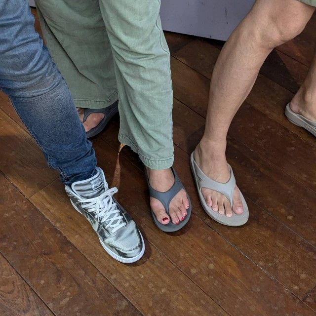 おしゃれな足元ですね～