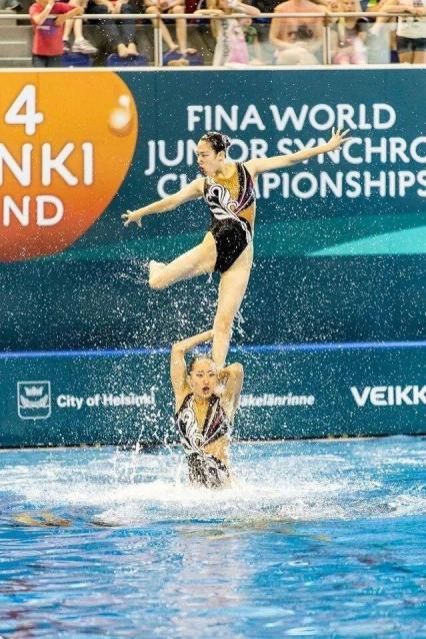 4月のアスリートママは、アーティスティックスイミング元日本代表選手、小俣夏乃さんのお母様、和子さん 