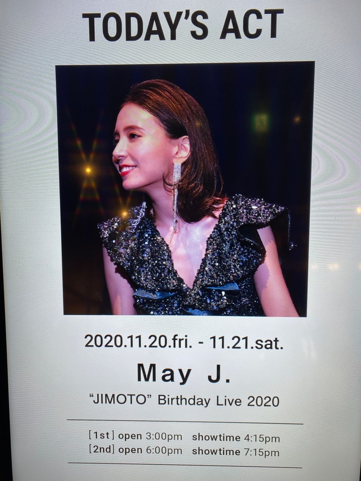 ＜先日のMotion Blue YOKOHAMAで行われたLIVEでのハイライトです！＞