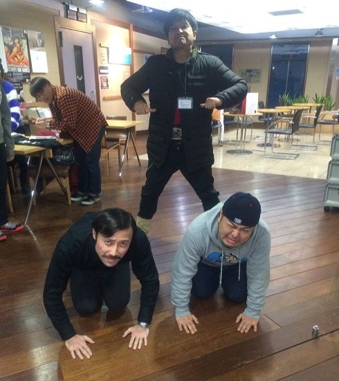 受験生合格祈願ギャグ披露！