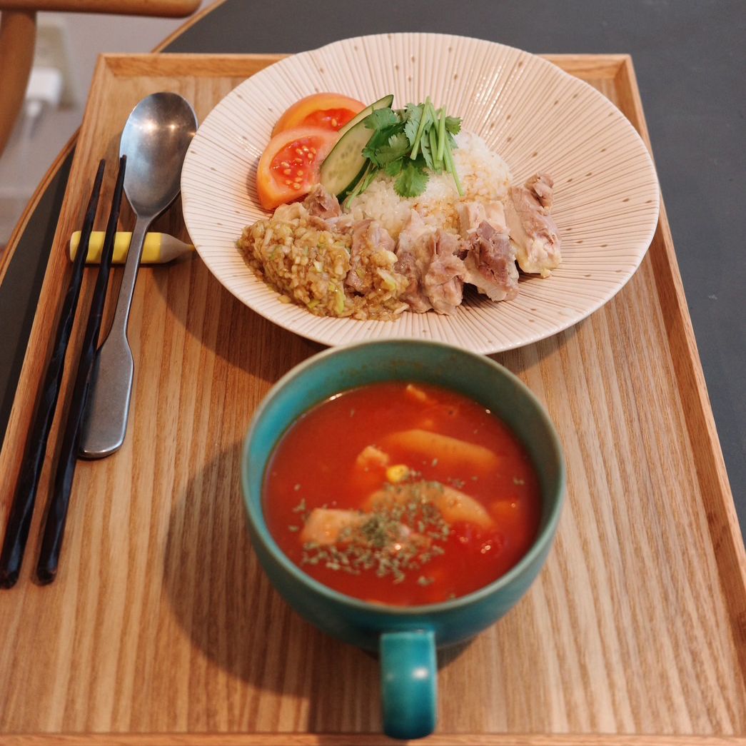 シンガポール風チキンライス、ほんのりスパイシー＊トマトスープ＊（2025年2/14（金）放送）