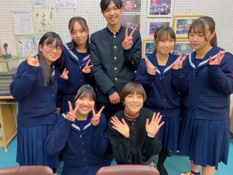 上野樹里が「兵庫県立東播磨高校」生徒に直撃インタビュー??