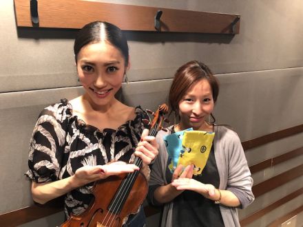 ヴァイオリニストの末延麻裕子さん！