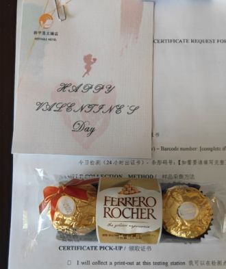 今日はバレンタインデー♪