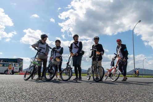 小径車で約70キロを完走！「サイクリングしまなみSP」！