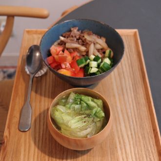 seta家の牛丼 夏野菜の焼肉ごはん、具はレタスだけのスープ（2024年6/14（金）放送）