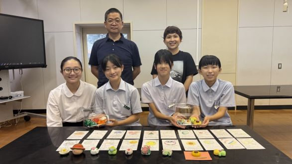 Vol.223 三木町立三木中学校美術部と地域で愛される和菓子店「はとや」がタッグを組んだ「つながるプロジェクト」