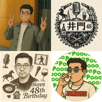 井門宗之48歳バースデー！with 生成AI