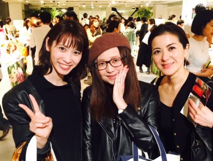 2017年4月13日（木）桑原りさのDay by day♪「佐藤千晶ちゃん、熊谷育美ちゃんとバッタリ！」