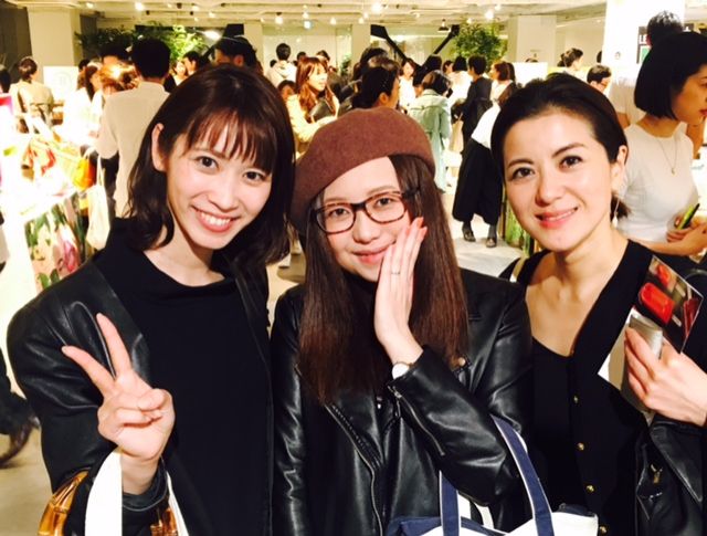 2017年4月13日（木）桑原りさのDay by day♪「佐藤千晶ちゃん、熊谷育美ちゃんとバッタリ！」