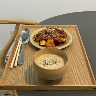 きのこの冷たいポタージュ、鶏胸ズッキーニ茄子のトマト缶煮込み（2022年8月5日（金）放送）