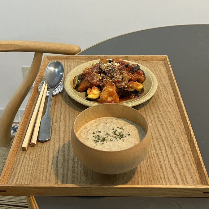 きのこの冷たいポタージュ、鶏胸ズッキーニ茄子のトマト缶煮込み（2022年8月5日（金）放送）