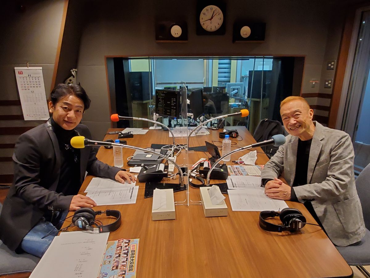 片岡愛之助さんと神谷明さんの話を盗み聞き・・・20年来のお付き合い、お互いの仕事の話から大好きなシティーハンターの話