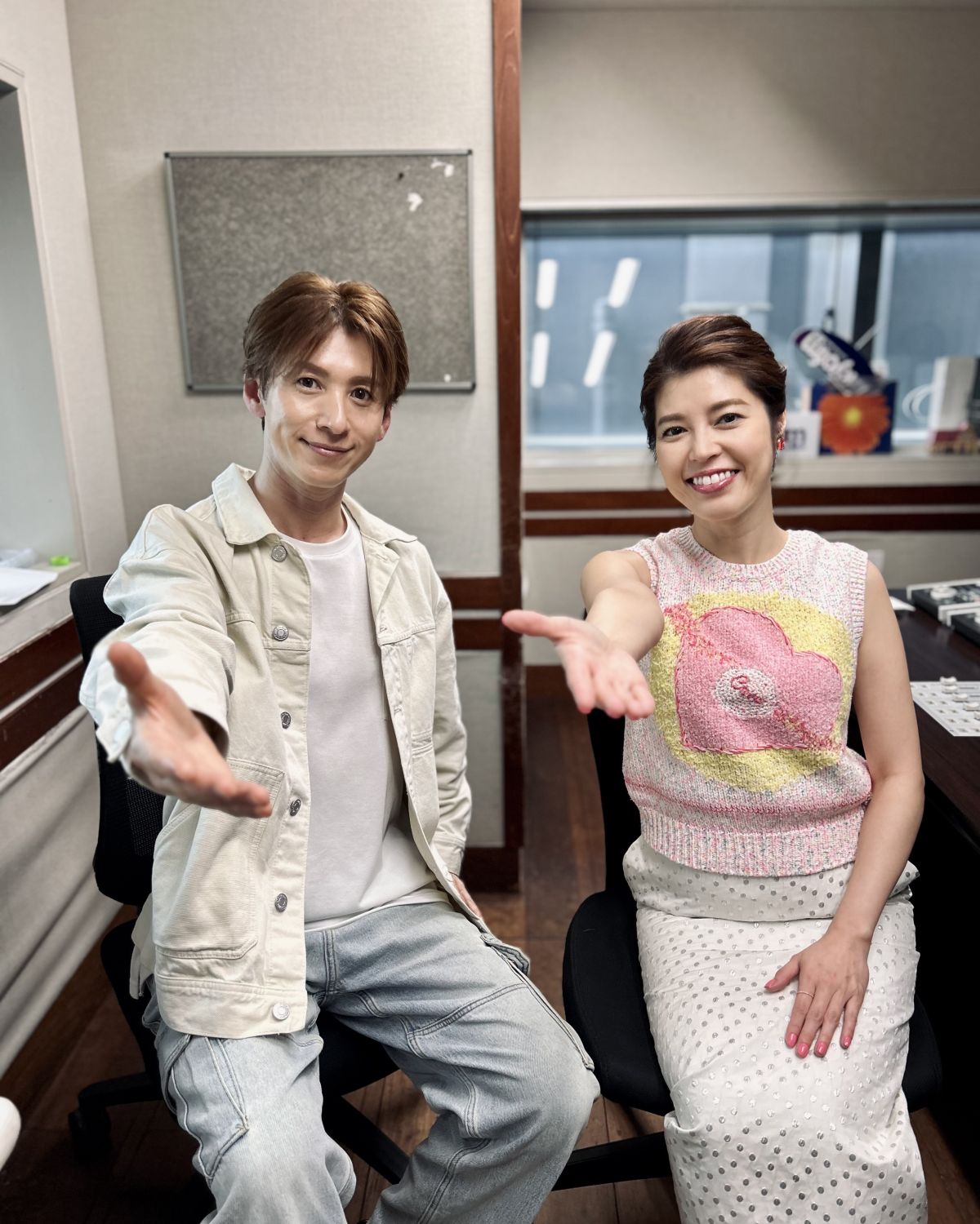 神田愛花さんと、SHOW-WA 寺田真二郎さんの話を盗み聞き・・・「ぽかぽか」で共演中！夢の途中のふたりのトーク♪