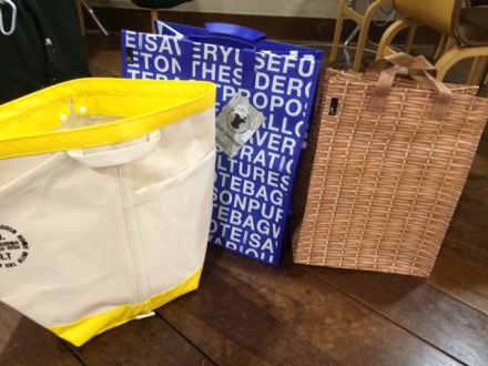 火曜日は、アウトドア用のゴミ箱になるトートバッグ♪