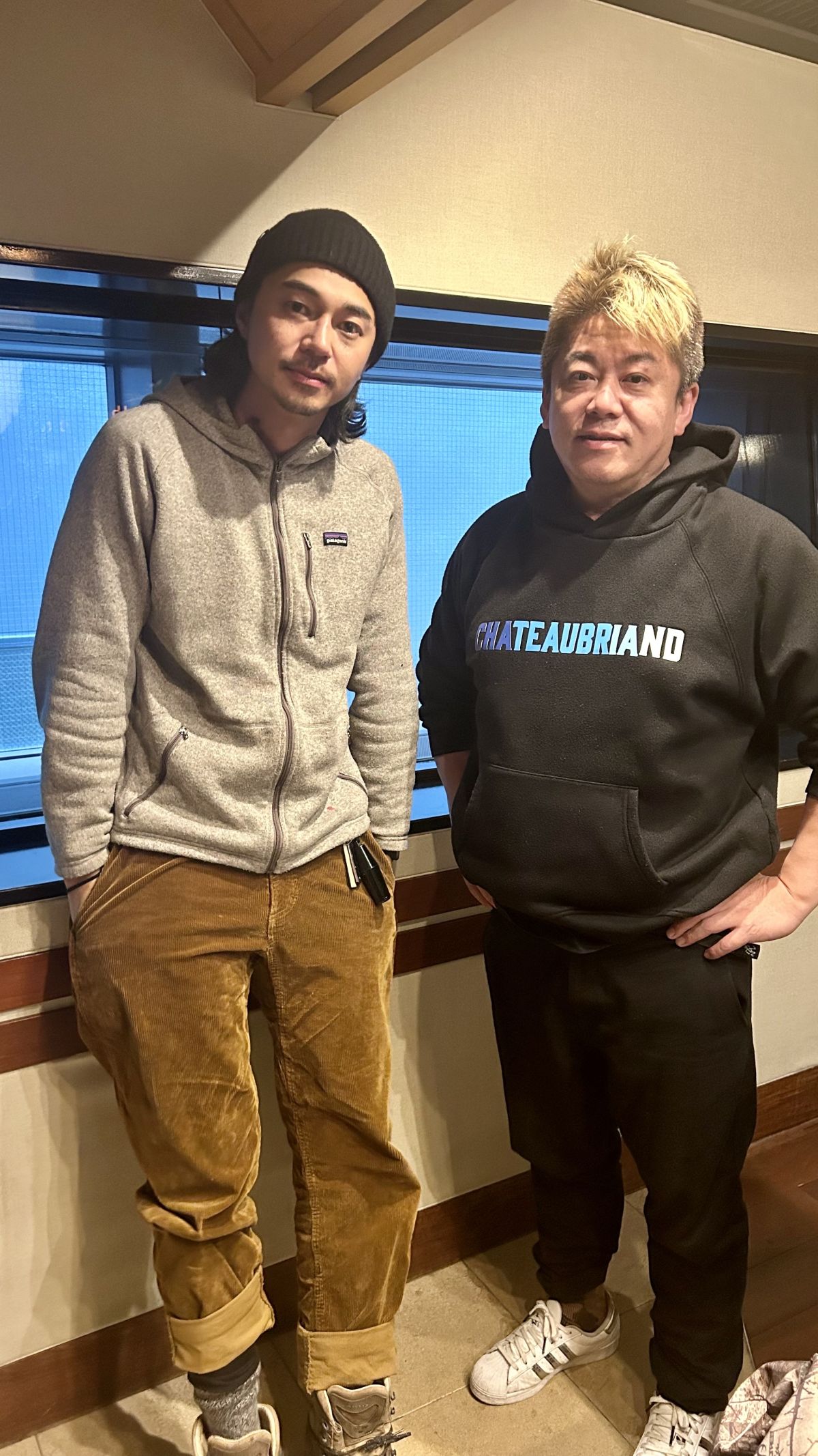 水曜日の常連客 堀江貴文さんと、俳優 東出昌大さんの話を盗み聞き・・・大自然の中で生活中の東出さんとスケールの広い世間話♪