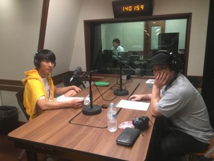 収録スタジオにて