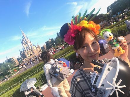 先週、7月8日に市川さんも東京ディズニーランドⓇに 遊びに行ってきました！！