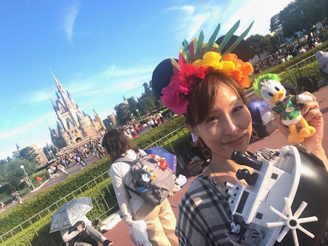 先週、7月8日に市川さんも東京ディズニーランドⓇに 遊びに行ってきました！！