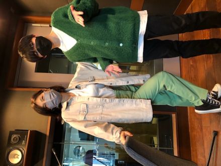 委員長になった石橋陽彩君と、預かりさんを務めたmapiさん☆