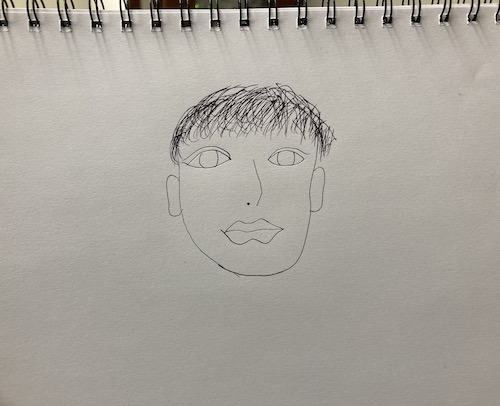 杉野くんの自画像！