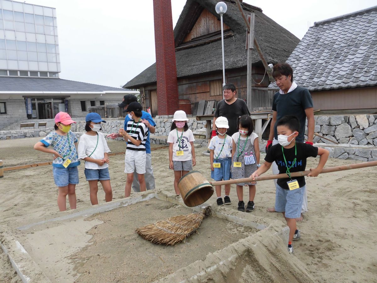 第16回「うたづ海ホタルで塩づくり体験してみた！」2022.07.26