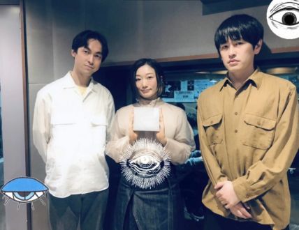 今日のゲスト…ミツメのボーカルギター・川辺素さん、ドラム・ 須田洋次郎さん